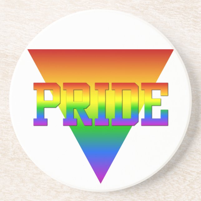 En Grès Dessous de verre Triangle Pride (Devant)