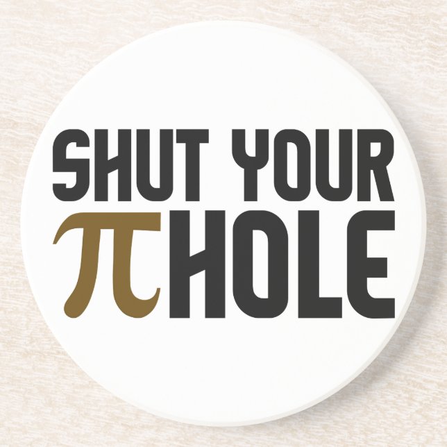 En Grès dessous de verre "TROU PIE" (Devant)