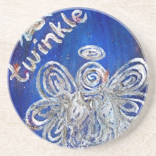 En Grès Dessous de verre Twinkle Angel (Devant)