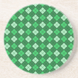 En Grès Dessous de verre vert