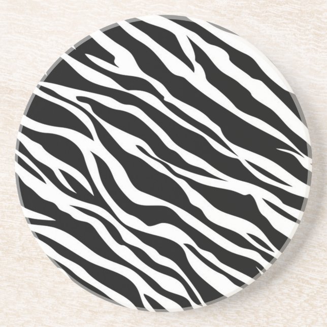 En Grès Dessous de verre Zebra (Devant)