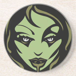 En Grès Dessous de verre Zombie Joli Halloween Zombie Déco