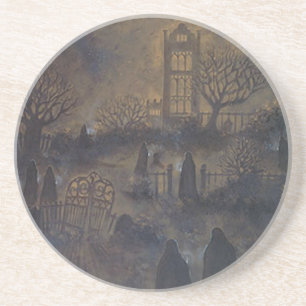 En Grès Dessous de verre Zombies