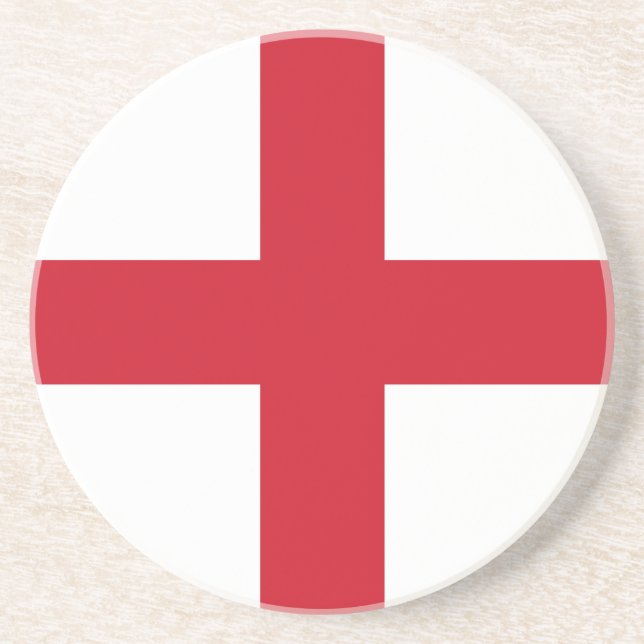 En Grès Drapeau du Dessous de verre anglais (Devant)