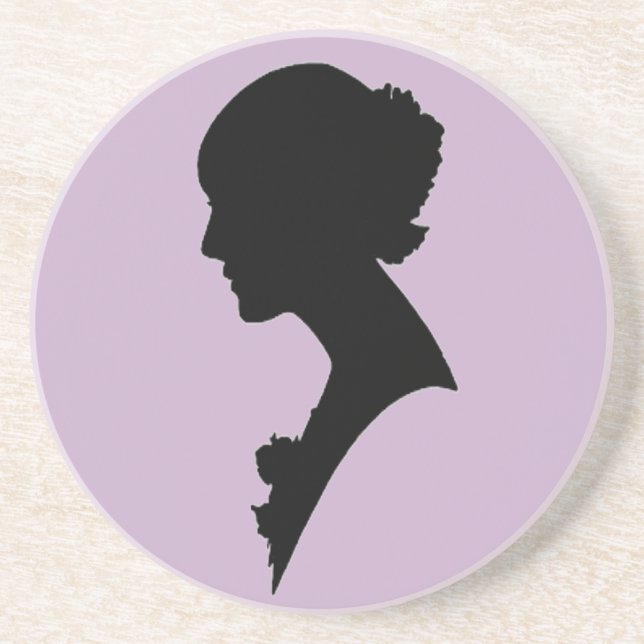EN GRÈS ÉLÉGANT DESSOUS DE VERRE LADY CAMEO SANDSTONE (Devant)