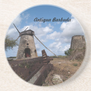 En Grès Gamme Antigua-Barbuda — Dessous de verre de l'espo