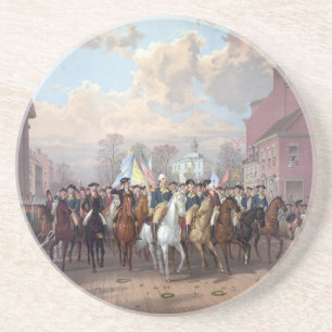 En Grès George Washington dans le dessous de verre de New