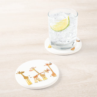 En Grès Giraffes de Dessin : Le Dessous de verre des Troup