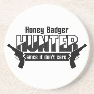 En Grès Honey Badger Hunter dessous de verre