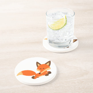 En Grès Joli Dessous de verre de caricature de la flotte