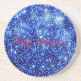 En Grès Joyeux Carré Dessous de verre papier de Noël