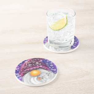 En Grès Joyeux Dessous de verre de Noël Gnome