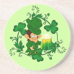 En Grès Joyeux Dessous de verre Leprechaun