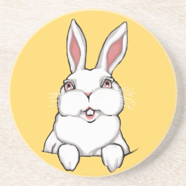 En Grès Lapin de Pâques Dessous de verre mignons lapins ca (Devant)