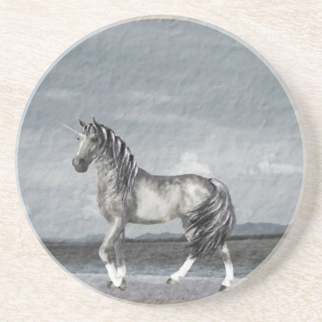 En Grès Le Dessous de verre du lac Guardian (Devant)