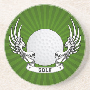 En Grès Le golf s'envole des dessous de verre
