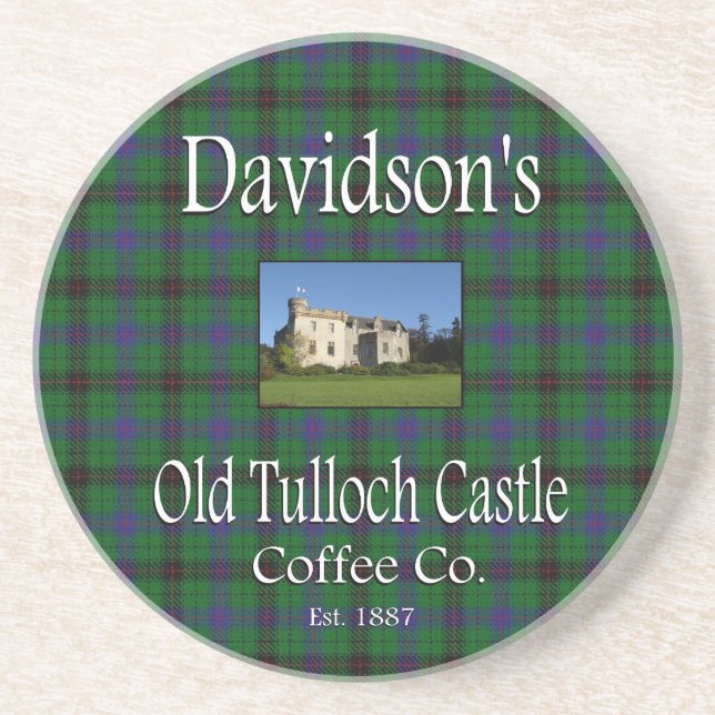 En Grès Le vieux Dessous de verre Tulloch Castle Coffee Co (Devant)