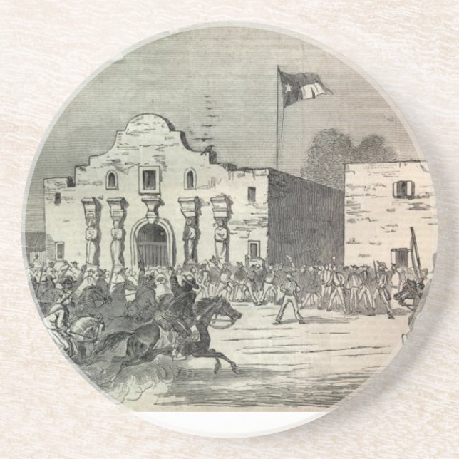 En Grès Les dessous de verre d'Alamo (Devant)