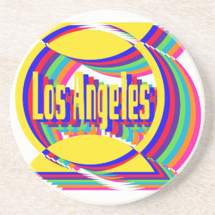 En Grès Los Angeles Color Combo 1 Dessous de verre