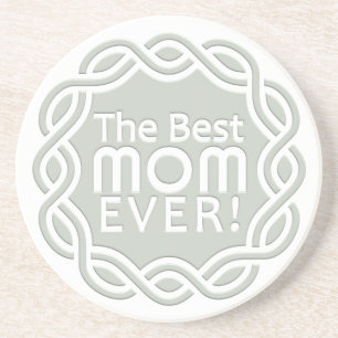 En Grès MEILLEUR dessous de verre MOM