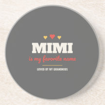 Mimi est mon prénom préféré Dessous de verre – Cad