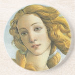 En Grès Naissance de Vénus par Dessous de verre Botticelli<br><div class="desc">Montrez votre amour pour les arts du don de ces dessous de verre à quelqu'un que vous connaissez qui aime l'art. Avec la célèbre naissance de Vénus par le maître italien Sandro Botticelli. 

 Parfait pour la maison ou le bureau.</div>