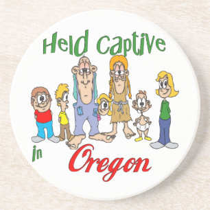 En Grès Oregon Funny Trailer Park Dessous de verre Sandsto