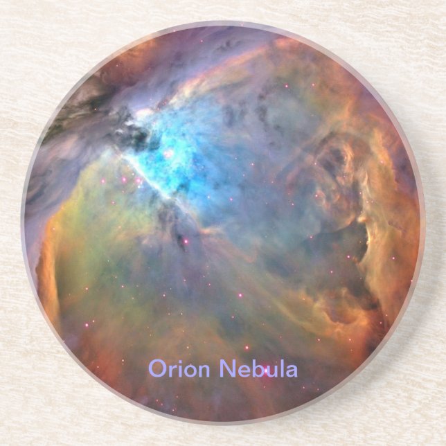 En Grès Orion Nebula Space Galaxy Dessous de verre (Devant)