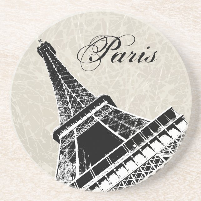 En Grès Paris, les dessous de verre de Tour Eiffel (Devant)