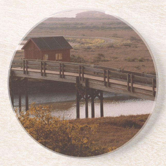 En Grès Pont et dessous de verre de Shack (Devant)