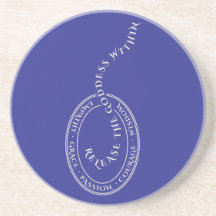 Relâchez la déesse dans le Dessous de verre de grè