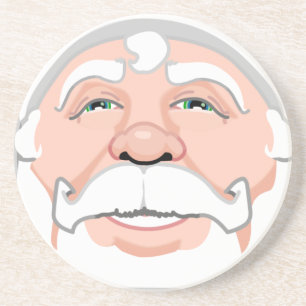 En Grès Santa Clause Dessous de verre Festive Dessous de v