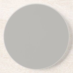 En Grès Série solide : dessous de verre gris clair