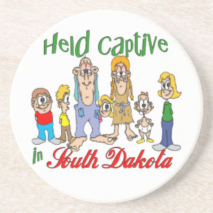 En Grès South Dakota Funny Trailer Park Dessous de verre S