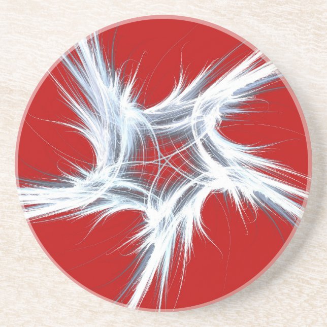 En Grès Star Series-2—white Star Dessous de verre 1 de (Devant)