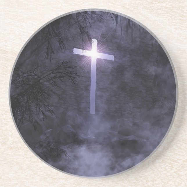 En Grès Ta Lumière Est Venue Dessous de verre (Devant)