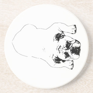 En Grès Tapis de dessous de verre de la table de bonne hum