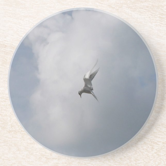 En Grès Terne dans le dessous de verre du ciel (Devant)