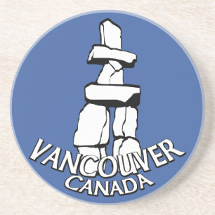 En Grès Vancouver Canada Souvenir Dessous de verre Vancouv