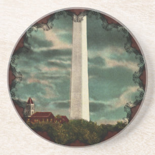 En Grès Washington Monument par Dessous de verre de nuit