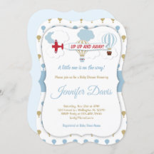 En Haut Et En Bas ! Invitation baby shower