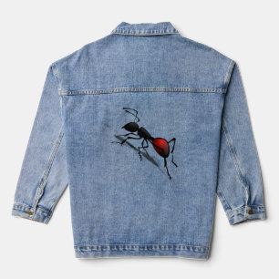 En Jean Amusante Veste Denim avec Ant