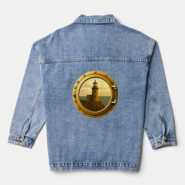 En Jean Ancien phare de Pierre Denim Veste (Verso)