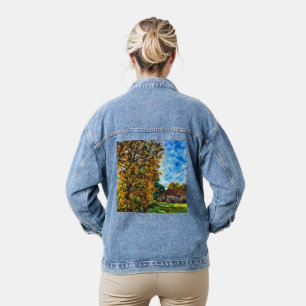 En Jean Belle Veste Denim Jour d'automne