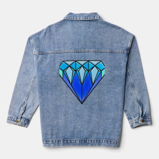 En Jean Bleu, denim diamant 💎, veste 🧥 (Verso)
