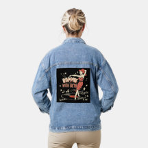 Boppin' With Beth dames veste denim