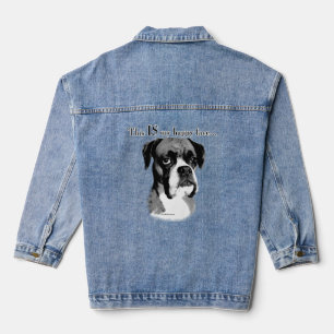 En Jean Boxer Happer Face Denim Veste