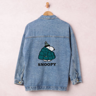 En Jean cacahuètes Veste Snoopy Winter Puffer