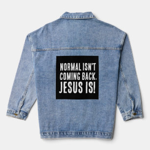 En Jean CHRÉTIEN - NORMAL N'EST PAS DE REVENIR Veste denim