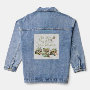 En Jean Clé de mon coeur, LIVRES! Veste Denim